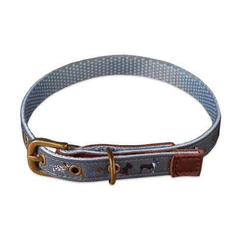 FatFace Marching Dogs Collar For Dogs 3 FatFace Marching Dogs Collar For Dogs