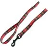 Ancol Red Tartan Dog Lead -Pet Supply Store D 7033 1