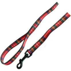 Ancol Red Tartan Dog Lead