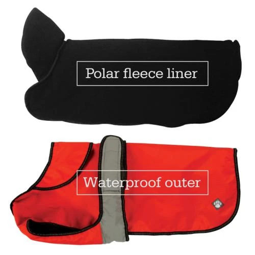 Danish Design 2 In 1 Black Rain Coat With Reflective Strip 11 Danish Design 2 In 1 Black Rain Coat With Reflective Strip - Image 9