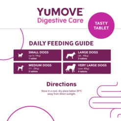 YuMOVE Digestive Care For All Dogs -Pet Supply Store Digestive Care 120 9 iu993m
