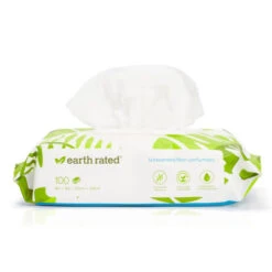 Earth Rated Unscented Compostable Dog Wipes