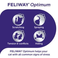 Feliway Optimum Cat Calming Diffuser Refill -Pet Supply Store FELIWAY infographics V5 08 ykmfox