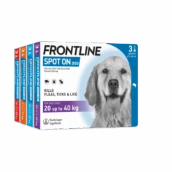 FRONTLINE Spot On Flea & Tick Treatment Dog -Pet Supply Store FRONTLINE SPOT ON 3 PARENT Range Shot DOGS hvcaz2