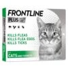 FRONTLINE Plus Flea & Tick Treatment Cat -Pet Supply Store FRONTLINE Plus 3 PARENT Range Shot CAT pfjszg