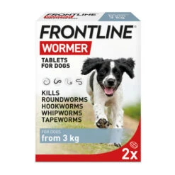 FRONTLINE Wormer Tablets For Dogs -Pet Supply Store FRONTLINE Wormer DOG FRONT From 3kg Optimised RGB yhv3tj