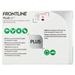 FRONTLINE Plus Flea & Tick Treatment Cat 10 FRONTLINE Plus Flea & Tick Treatment Cat -Pet Supply Store FrontlinePlusBoP tgqy5h