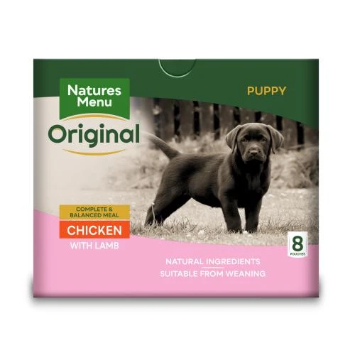 Natures Menu Chicken Lamb & Rice Puppy Food Pouches 4 Natures Menu Chicken Lamb & Rice Puppy Food Pouches - Image 2