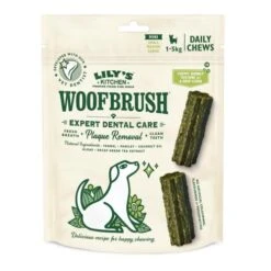 Lily's Kitchen Lilys Kitchen Woofbrush Dental Chews For Dogs -Pet Supply Store LK Dog Woofbrush Mini Front EAN5056273603511 dyayed