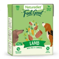 Naturediet Feel Good Lamb Wet Adult Dog Food Cartons