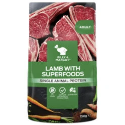 Billy & Margot Lamb & Superfood Wet Adult Dog Food Pouches