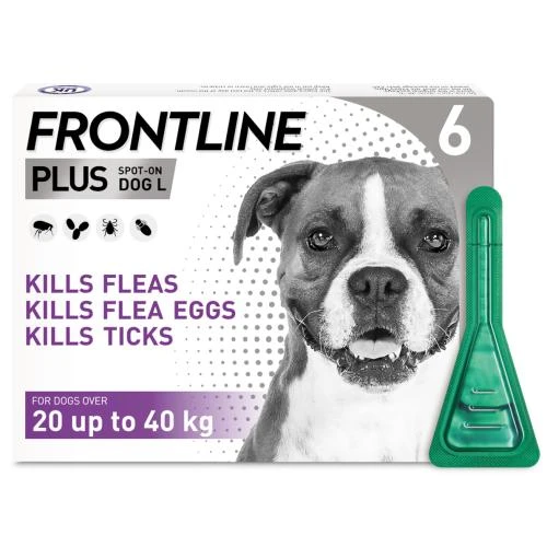FRONTLINE Plus Flea & Tick Treatment Dog 4 FRONTLINE Plus Flea & Tick Treatment Dog - Image 2