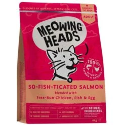 Meowing Heads So-Fish-Ticated Salmon Adult Cat Food
