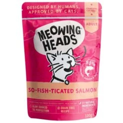 Meowing Heads So-Fish-Ticated Salmon Wet Cat Food