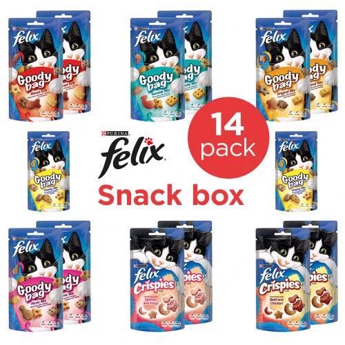 Felix Mixed Snack Box Cat Treats 4 Felix Mixed Snack Box Cat Treats - Image 2