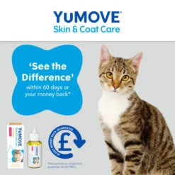 YuMOVE Skin & Coat Care Moulting For All Cats -Pet Supply Store Moulting Cat 5 q1f55r