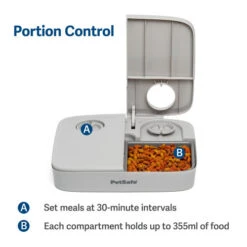 PetSafe Automatic 2 Meal Pet Feeder 13 PetSafe Automatic 2 Meal Pet Feeder -Pet Supply Store PS UK AmazonATF Feeder Automatic2Meal LightGrey qryiny