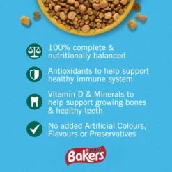 Bakers Chicken & Vegetable Dry Puppy Food -Pet Supply Store Puppy Chicken Product Benefit eewcb0