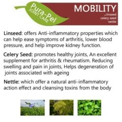 Green Pantry Pura Pel Mobility Herbal Cat & Dog Supplement -Pet Supply Store Pura Pel Joint Care info sheets einesq