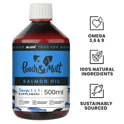 Pooch & Mutt Salmon Oil For Dogs & Cats 4 Pooch & Mutt Salmon Oil For Dogs & Cats - Image 2