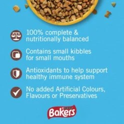 Bakers Complete Chicken & Vegetable Small Breed Dry Adult Dog Food -Pet Supply Store Small Dog chicken Product Benefit mfcrq1