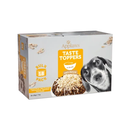Applaws Taste Toppers Chicken In Broth Wet Dog Food 3 Applaws Taste Toppers Chicken In Broth Wet Dog Food