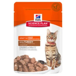 Hills Science Plan Adult Multipack Pouches Wet Cat Food -Pet Supply Store Turkey Pouch y24uh5