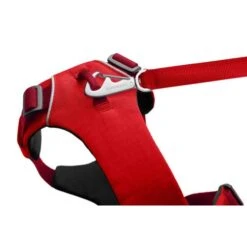 Ruffwear Front Range Dog Harness In Red Sumac -Pet Supply Store Web 30502 Front Range Harness Red Sumac Chest Attachment Connection kcbapb