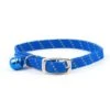 Ancol Safety Elastic Softweave Cat Collar In Blue -Pet Supply Store ancol soft blue besgz7