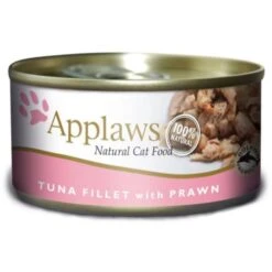 Applaws Natural Tuna Fillet With Prawn In Broth Wet Adult Cat Food -Pet Supply Store bo19093 2
