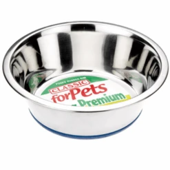 Classic Stainless Steel Non Slip Dog Bowl
