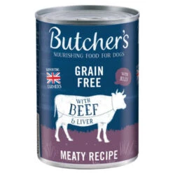 Butchers Beef & Liver In Jelly Dog Food Tins