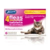 Johnsons 4 Fleas Cats & Kittens Tablets -Pet Supply Store cat kitten flea tabs 6 rehmjw