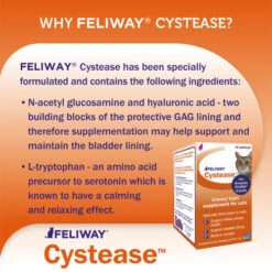 Feliway Cystease Cat Urinary Supplement -Pet Supply Store cystease pages 3 tm4mwz