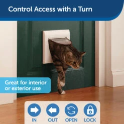 PetSafe Staywell Manual 4 Way Locking Classic Cat Flap 9 PetSafe Staywell Manual 4 Way Locking Classic Cat Flap -Pet Supply Store eComm ATF Doors CatDoors StayWell4 WayLockCatDoor Benefit lhfrjj
