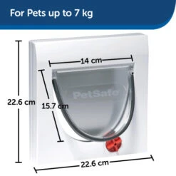 PetSafe Staywell Manual 4 Way Locking Classic Cat Flap 10 PetSafe Staywell Manual 4 Way Locking Classic Cat Flap -Pet Supply Store eComm ATF Doors CatDoors StayWell4 WayLockCatDoor Dimension holhdz