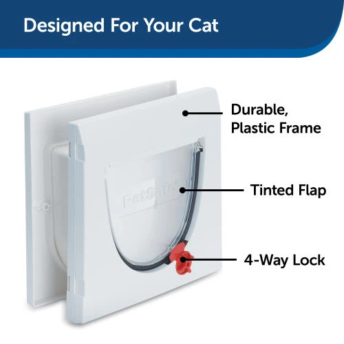 PetSafe Staywell Manual 4 Way Locking Classic Cat Flap 7 PetSafe Staywell Manual 4 Way Locking Classic Cat Flap - Image 6