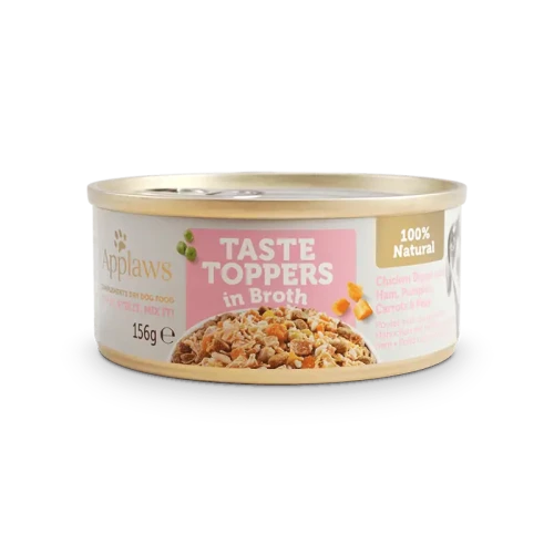 Applaws Taste Toppers Chicken With Ham & Vegetables Wet Adult Dog Food 3 Applaws Taste Toppers Chicken With Ham & Vegetables Wet Adult Dog Food