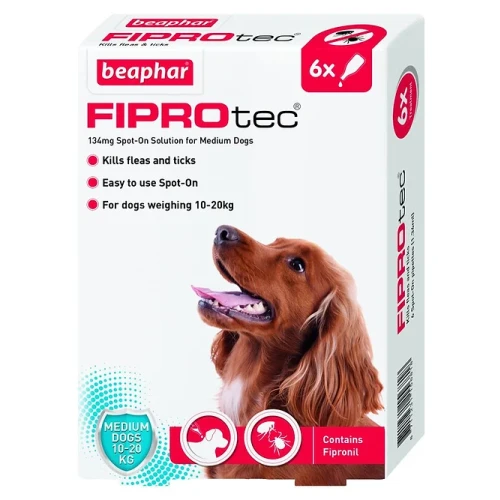 Beaphar FIPROtec Flea & Tick Spot On Treatment For Dogs 4 Beaphar FIPROtec Flea & Tick Spot On Treatment For Dogs - Image 2