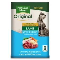 Natures Menu Lamb Vegetables & Rice Senior Dog Food Pouches