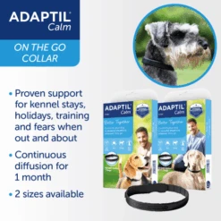 Adaptil Calming Dog Collar -Pet Supply Store infographics adaptil calm collars all dogs2023 02 zhi221