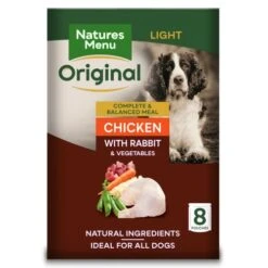 Natures Menu Light Chicken & Rabbit Adult Dog Food Pouches