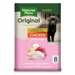 Natures Menu Chicken Lamb & Rice Puppy Food Pouches