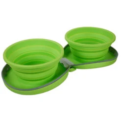 Rosewood Travel Zip Up Dual Bowls