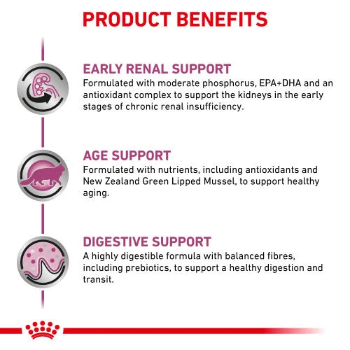 Royal Canin Veterinary Diets Early Renal Dry Adult Cat Food 5 Royal Canin Veterinary Diets Early Renal Dry Adult Cat Food - Image 3