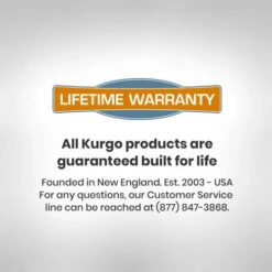 Kurgo Half Hammock Car Harness -Pet Supply Store warranty graphic with copy 4 20 ireqfa