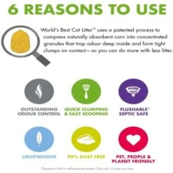 Worlds Best Cat Litter Original Clumping Formula -Pet Supply Store wb7 ocpie9